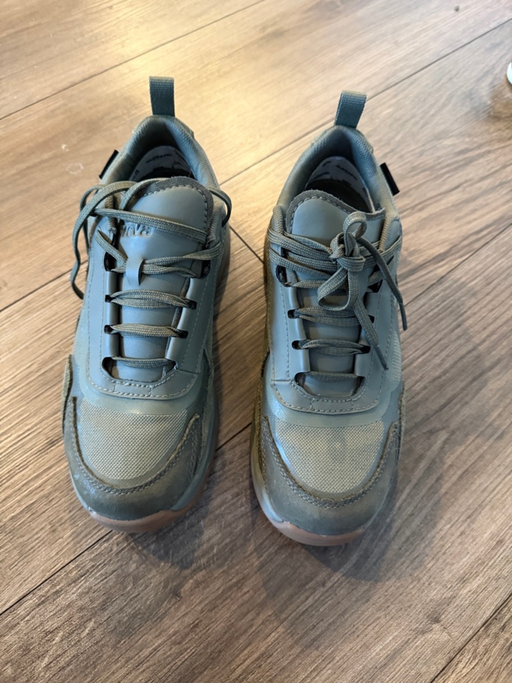 Teva Olive Green Women's Athletic Sneakers